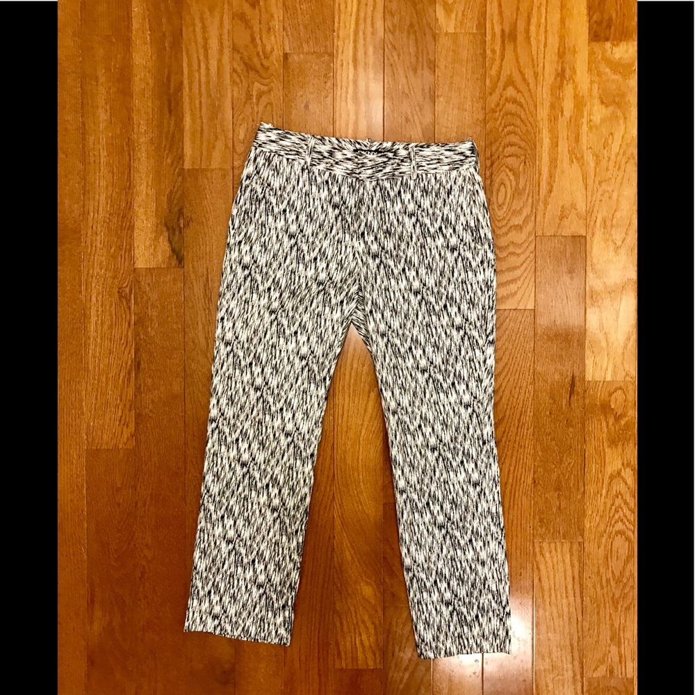DKNY Donna Karan New York Sexy Black & White Zebra Print Pants Size 0